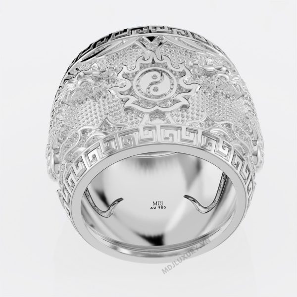 Nhẫn Nam Song Long Vàng 18K MDJ NN276