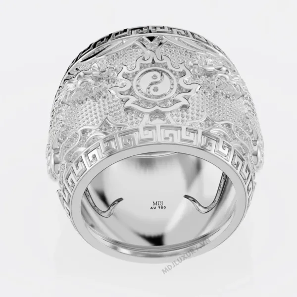 Nhẫn Nam Song Long Vàng 18K MDJ NN276