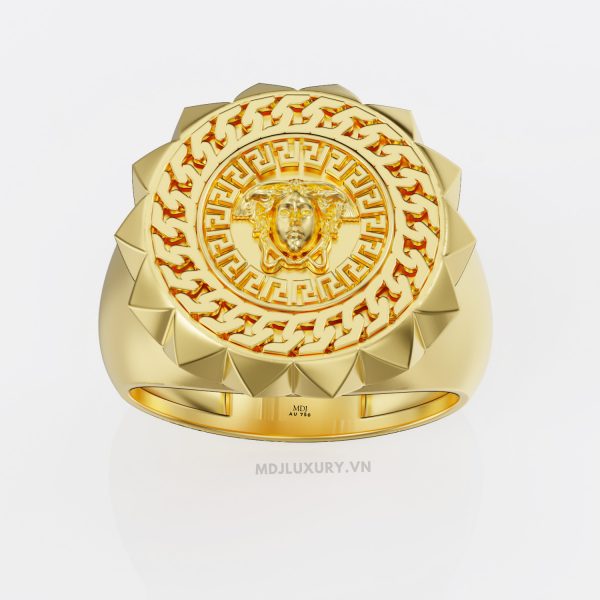 Nhẫn Nam Vàng Ta 24K- Versace NN285