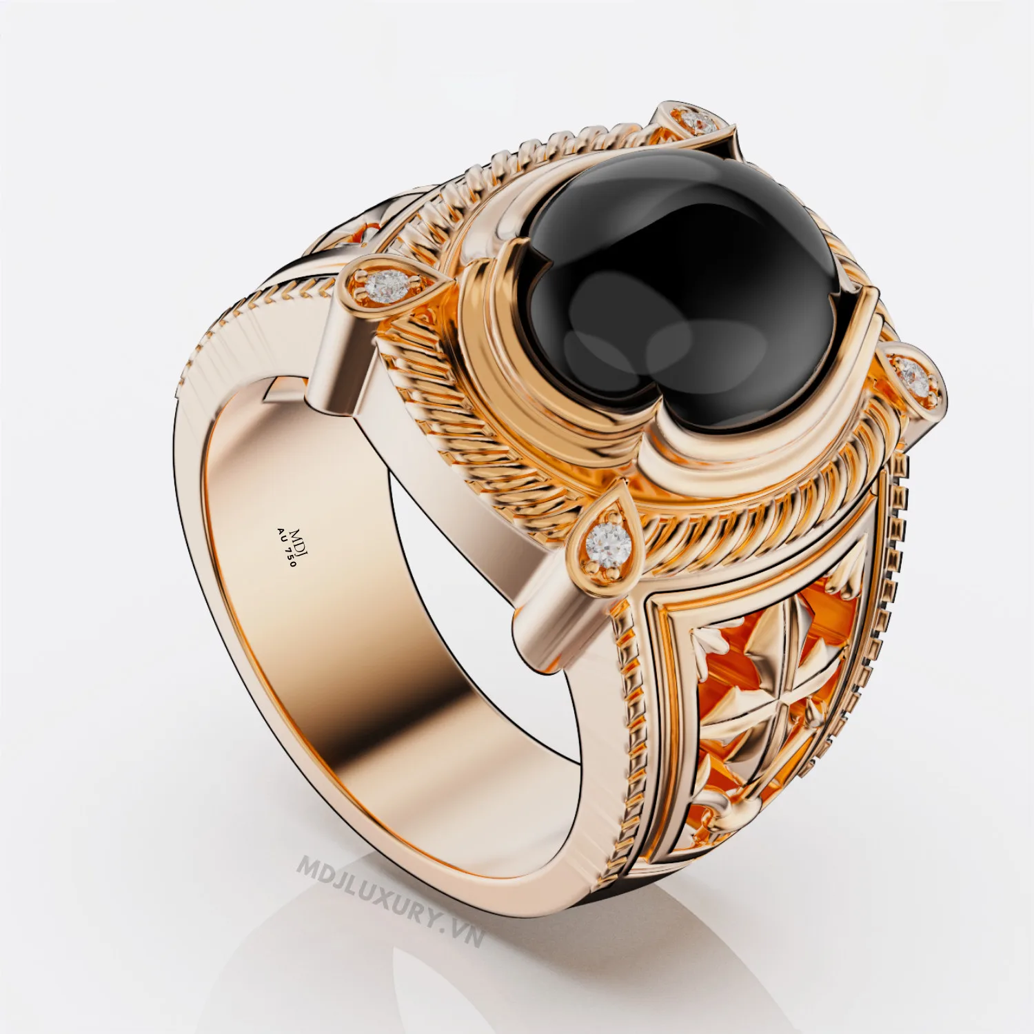 Nhẫn Vàng Nam 18K MDJ NN289