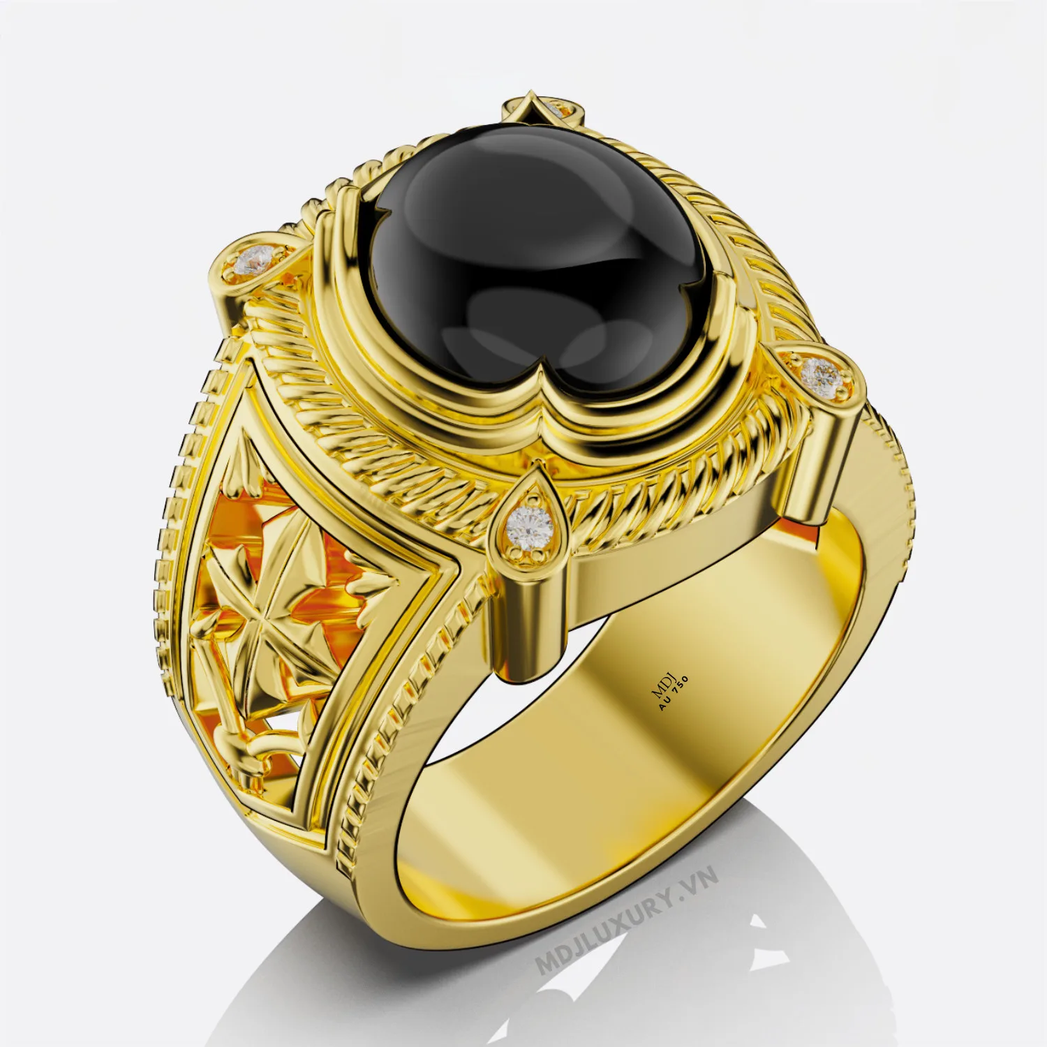 Nhẫn Vàng Nam 18K MDJ NN289