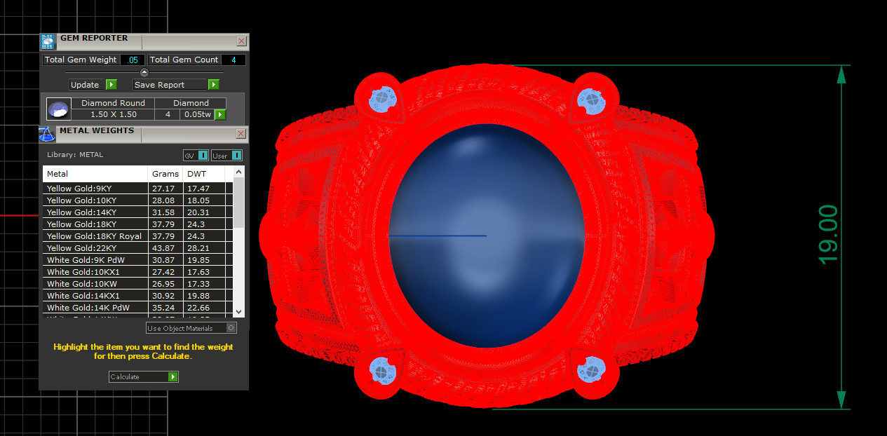 Nhẫn Vàng Nam 18K MDJ NN289
