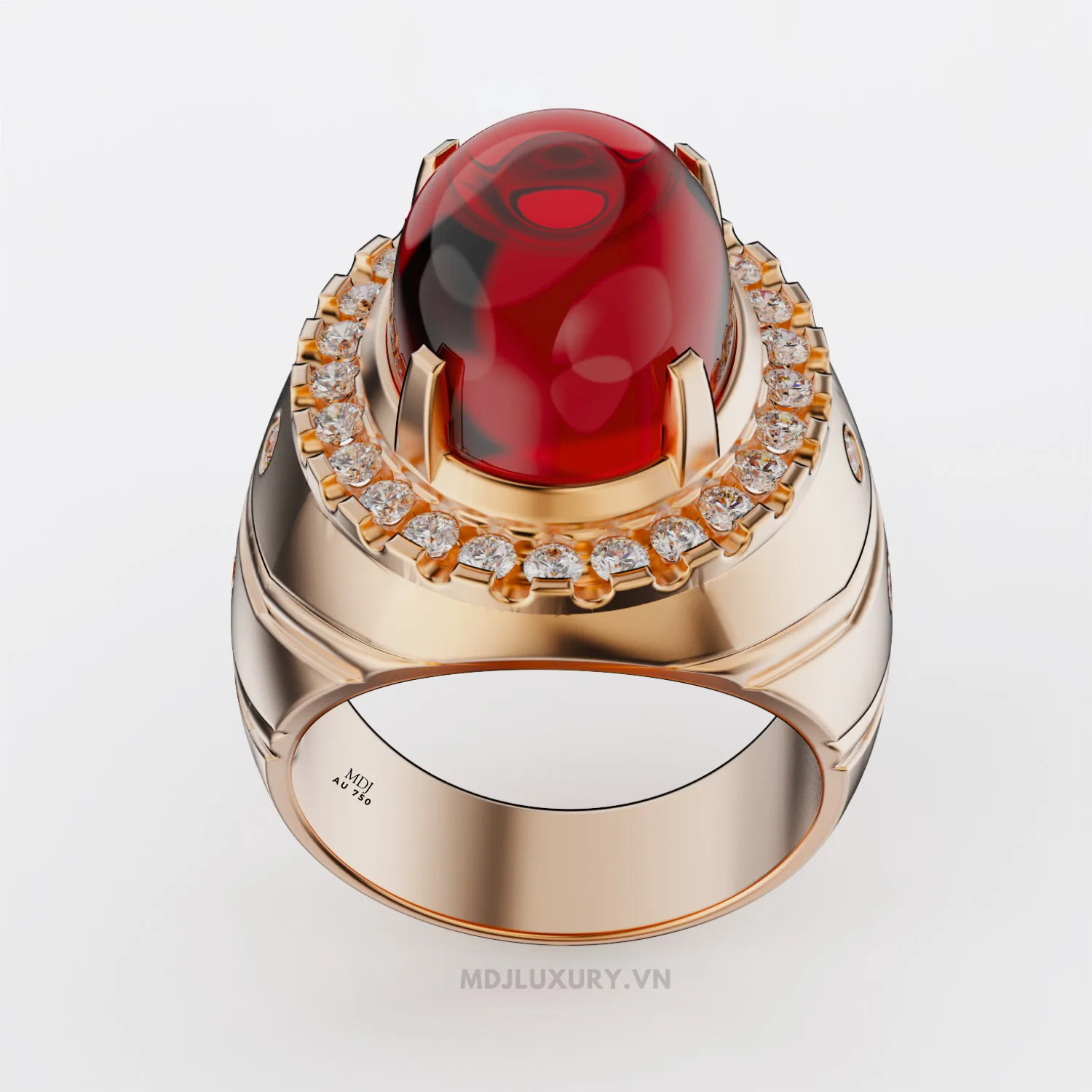 Nhẫn Vàng Nam – Nhẫn Nam Đẹp 18K MDJ NN290