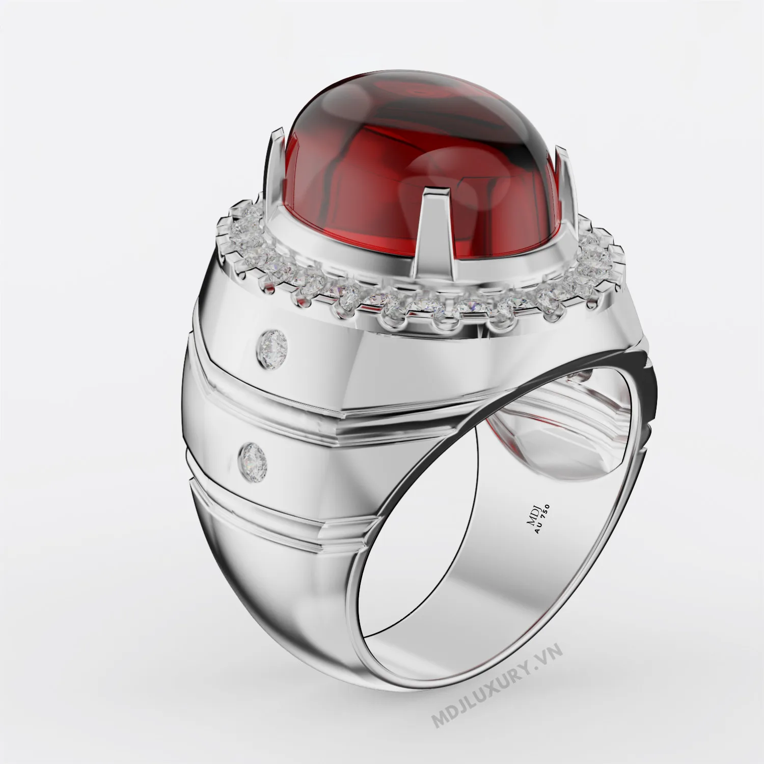 Nhẫn Vàng Nam – Nhẫn Nam Đẹp 18K MDJ NN290
