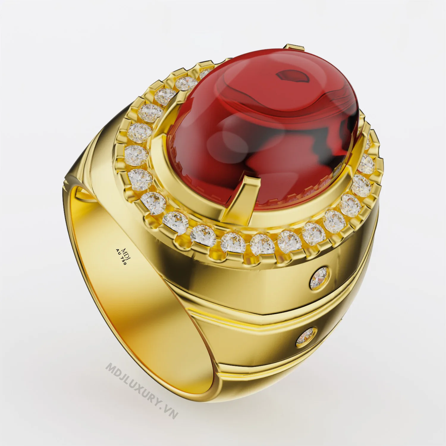 Nhẫn Vàng Nam – Nhẫn Nam Đẹp 18K MDJ NN290