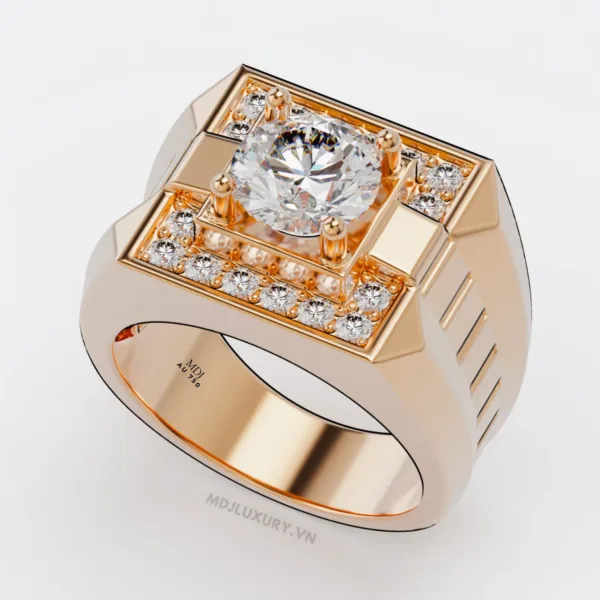 Nhẫn Vàng Nam – Nhẫn Nam Đẹp 18K MDJ NN291