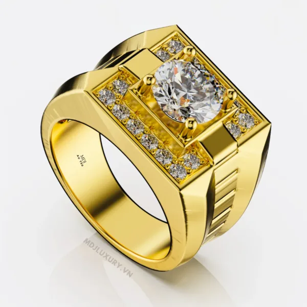 Nhẫn Vàng Nam – Nhẫn Nam Đẹp 18K MDJ NN291