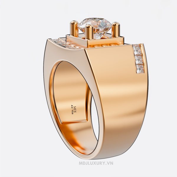 Nhẫn Vàng Nam 14K & 18K MDJ NN299