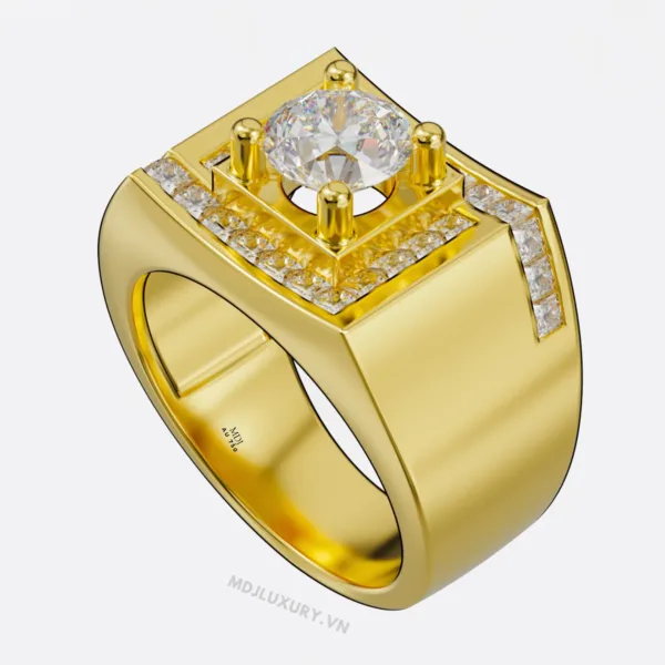 Nhẫn Vàng Nam 14K & 18K MDJ NN299