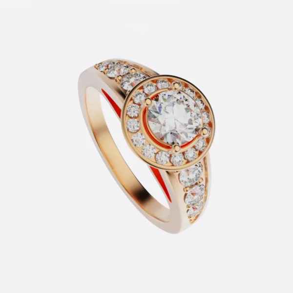 Nhẫn Vàng Tây Nữ Đẹp NNU06