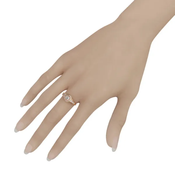 Nhẫn Vàng Tây Nữ Đẹp NNU06