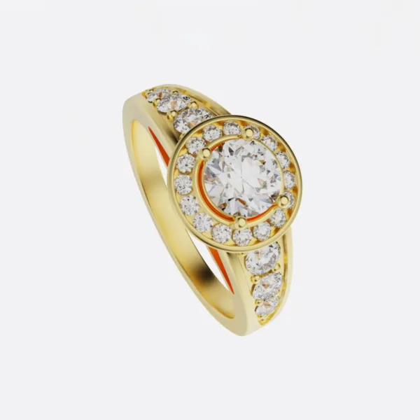 Nhẫn Vàng Tây Nữ Đẹp NNU06