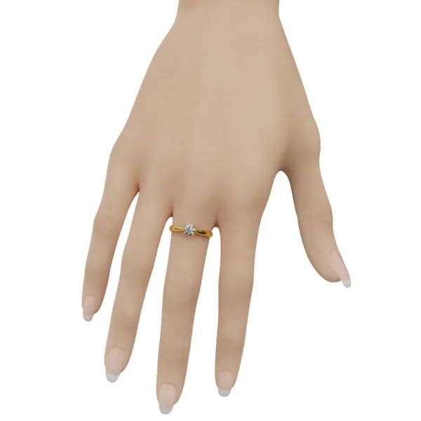 Nhẫn Cầu Hôn Vàng Trắng Hà Nội  MDJ NNU110