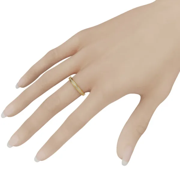 Nhẫn vàng 18K nữ 1 triệu - Nhẫn cầu hôn NNU73