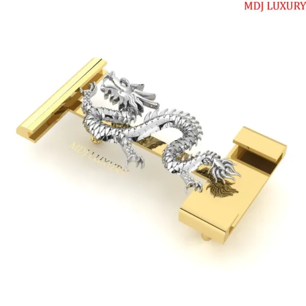 Thắt Lưng Vàng Mặt Rồng Cao Cấp MDJ - TLV02