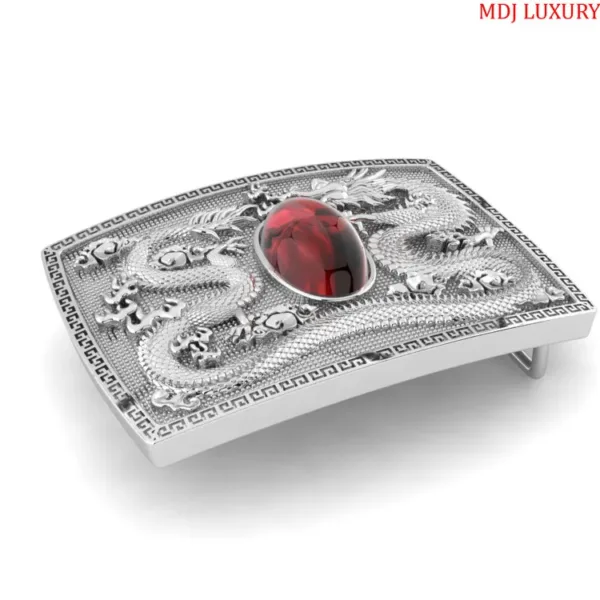 Mặt Thắt Lưng Hình Rồng Vàng 18K Sang Trọng - TLV04