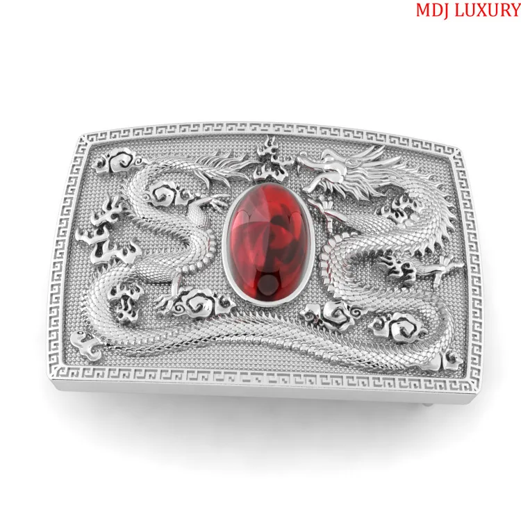 Mặt Thắt Lưng Hình Rồng Vàng 18K Sang Trọng - TLV04