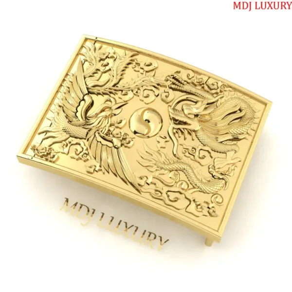 Mặt Thắt Lưng Rồng Phượng Cao Cấp Sang Trọng - TLV05