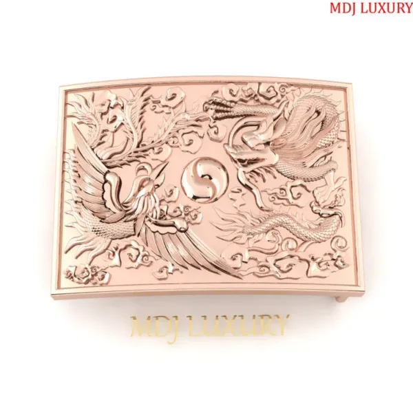 Mặt Thắt Lưng Rồng Phượng Cao Cấp Sang Trọng - TLV05