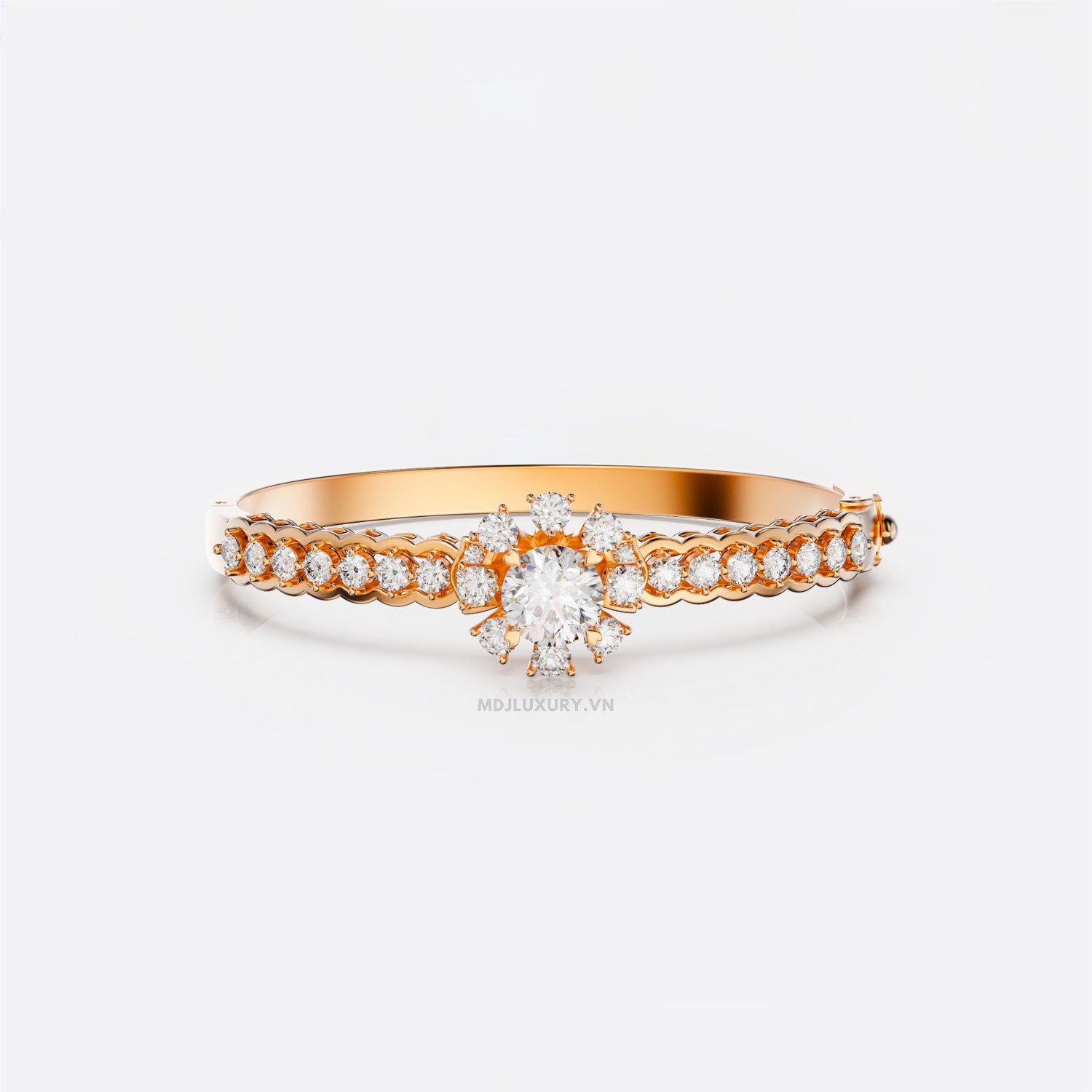 Vòng tay nữ vàng 18K - Vòng Tay Nữ Đẹp VTN13 11 Vòng tay nữ vàng 18K – Vòng Tay Nữ Đẹp VTN13