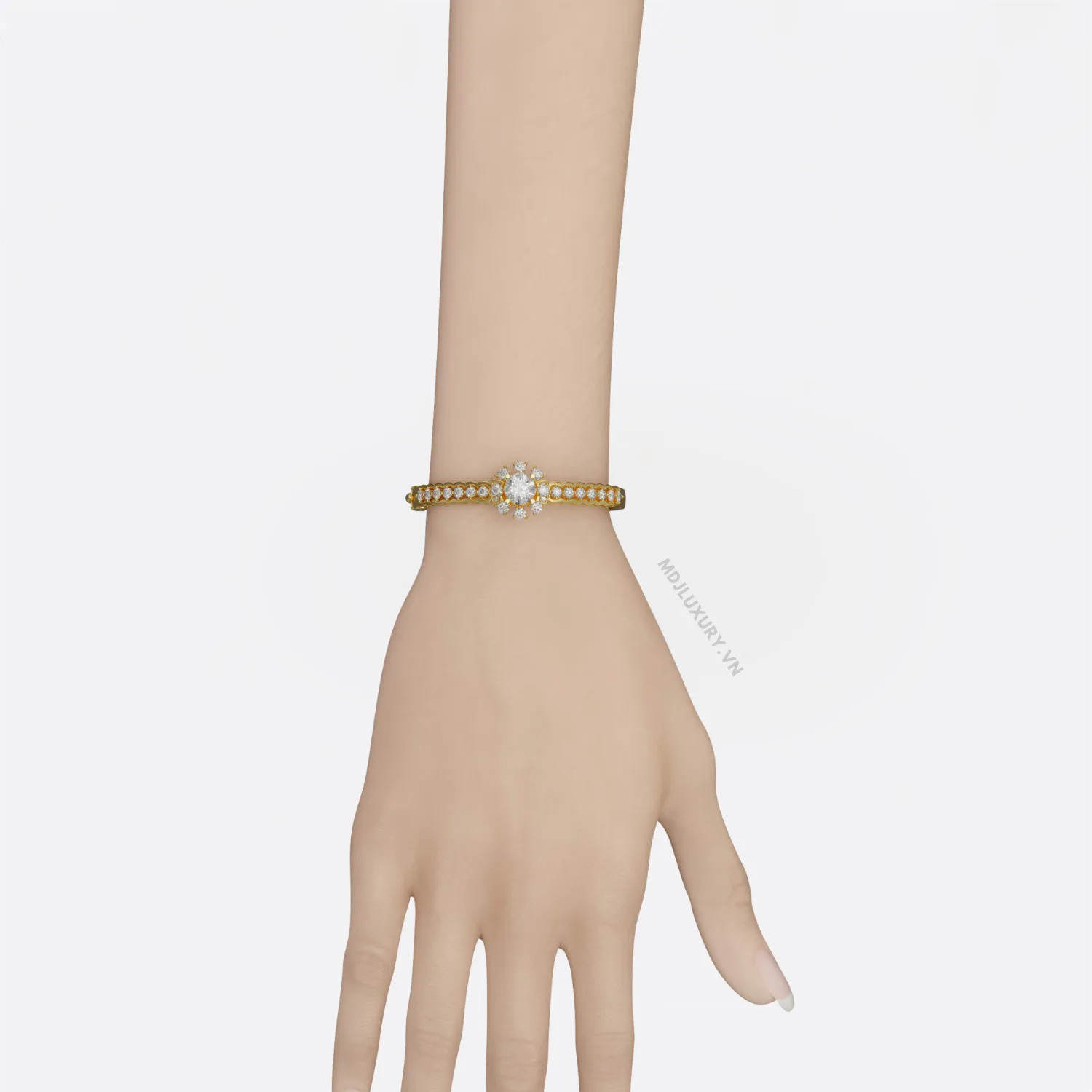 Vòng tay nữ vàng 18K - Vòng Tay Nữ Đẹp VTN13
