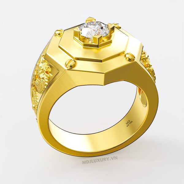 Nhẫn Nam Vàng Tây 18K NN310