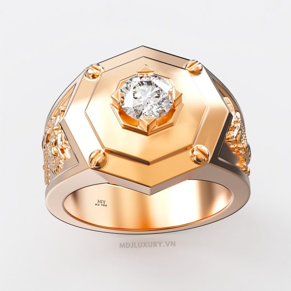 Nhẫn Nam Vàng Tây 18K NN310