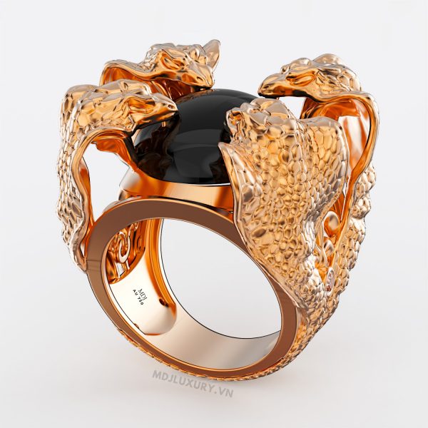 Nhẫn Nam Tuổi Tỵ – Tứ Tỵ Bảo Ngọc Ruby Cao Cấp M NN313