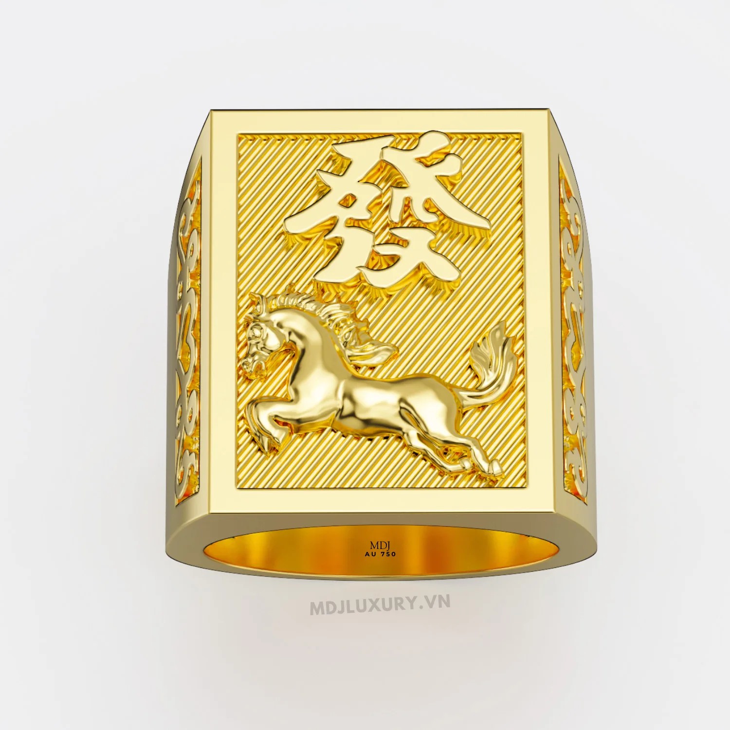 Nhẫn Nam Vàng 24K Tuổi Ngọ – NN314