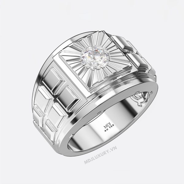 Nhẫn Vàng Nam Cao Cấp Vàng Tây 14K và 18K NN315