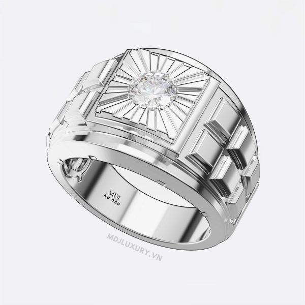 Nhẫn Vàng Nam Cao Cấp Vàng Tây 14K và 18K NN315