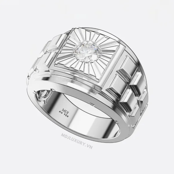 Nhẫn Vàng Nam Cao Cấp Vàng Tây 14K và 18K NN315