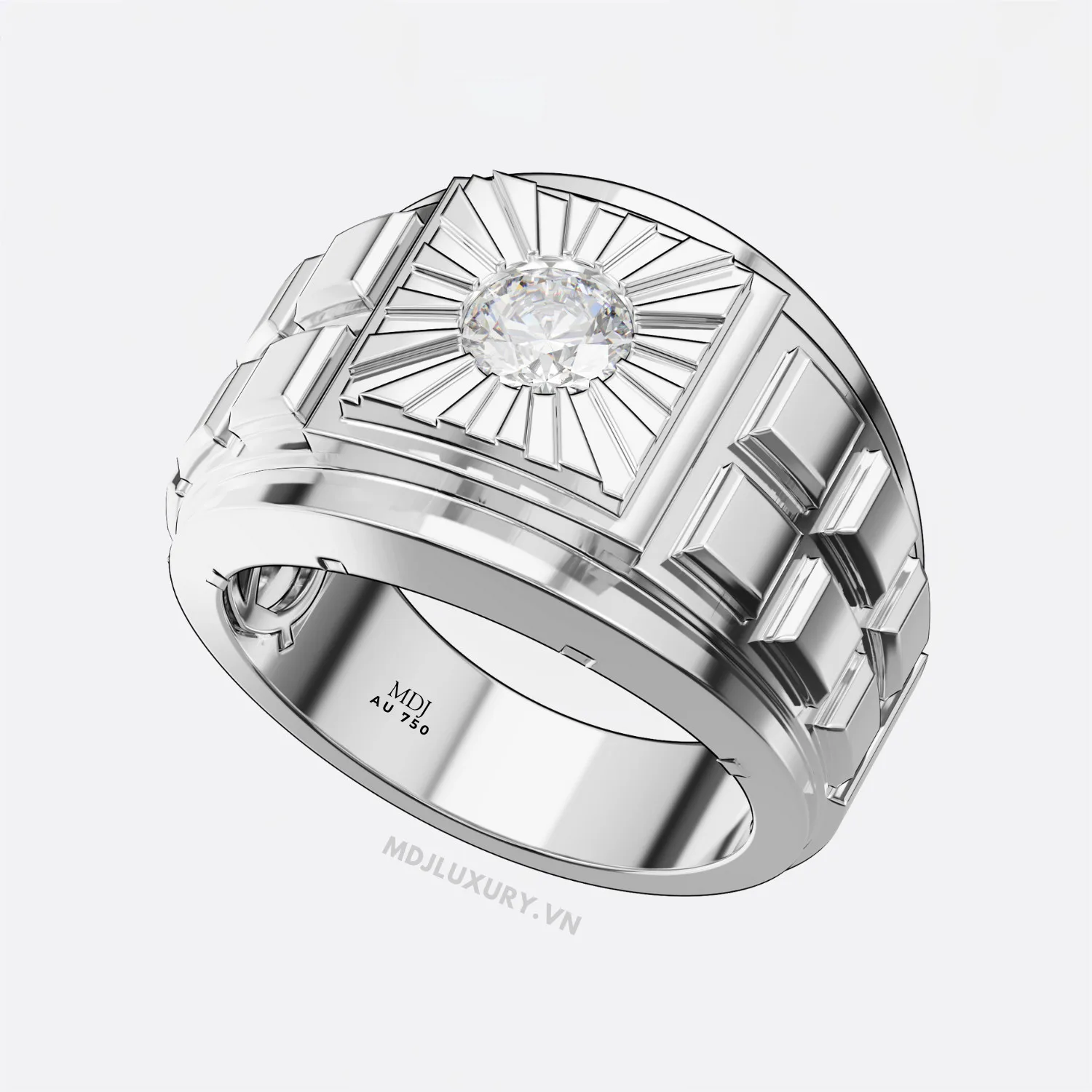 Nhẫn Vàng Nam Cao Cấp Vàng Tây 14K và 18K NN315