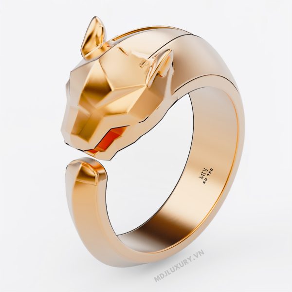 Nhẫn Nam Vàng Tây Con Báo C.a.r.tier.MDJ NN320