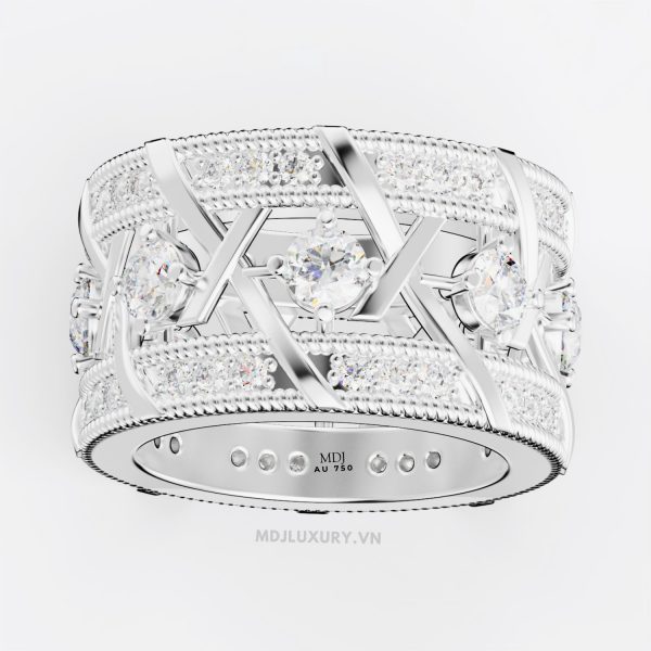 Nhẫn Vàng Nam Cao Cấp Vàng Tây 14K và 18K NN322