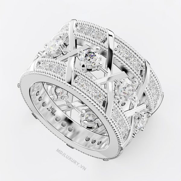 Nhẫn Vàng Nam Cao Cấp Vàng Tây 14K và 18K NN322