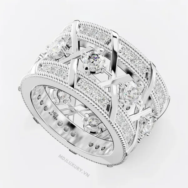 Nhẫn Vàng Nam Cao Cấp Vàng Tây 14K và 18K NN322