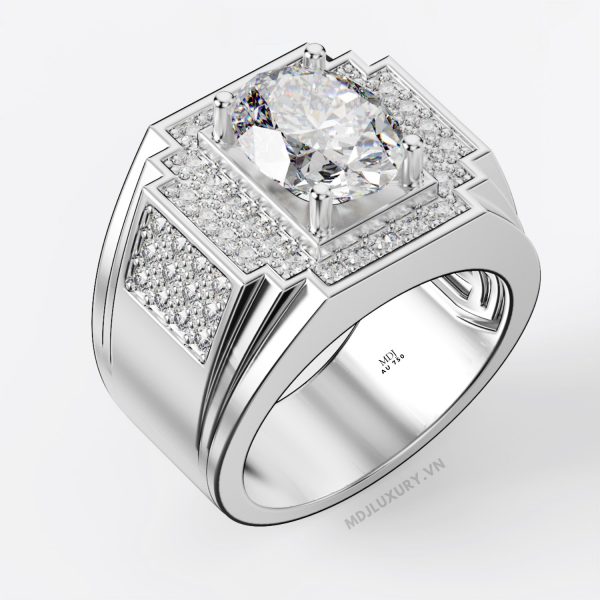 Nhẫn Vàng Nam Cao Cấp Vàng Tây 14K và 18K NN324