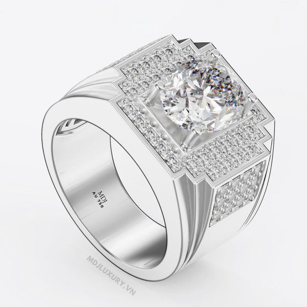 Nhẫn Vàng Nam Cao Cấp Vàng Tây 14K và 18K NN324