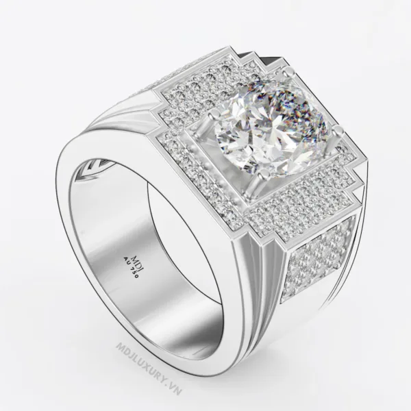 Nhẫn Vàng Nam Cao Cấp Vàng Tây 14K và 18K NN324