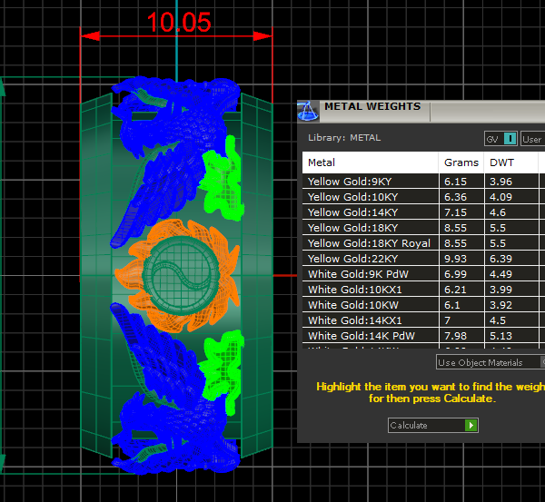 Nhẫn Nam Vàng 18K – 14K Vòng Xoáy Âm Song Phượng- NN330