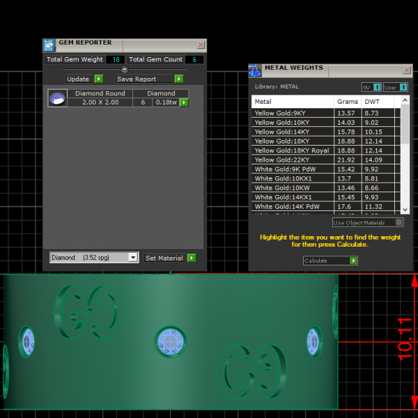 Nhẫn Nam Vàng 18K CG Kim Cương Thiên Nhiên- NN331
