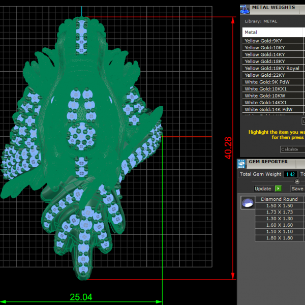 Nhẫn Nam Vàng Tây – Rồng VN – NN332