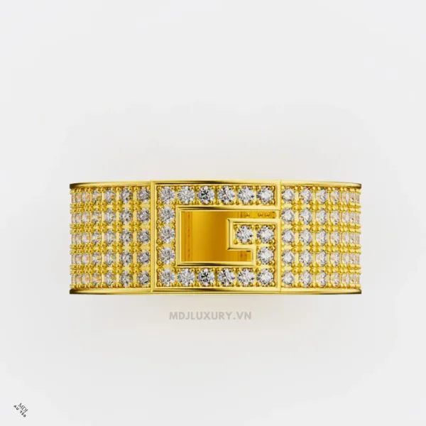 Nhẫn Nam Cao Cấp Chữ G Vàng Tây 18K - NN339