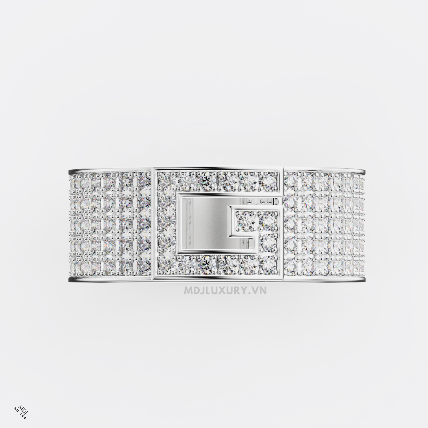 Nhẫn Nam Cao Cấp Chữ G Vàng Tây 18K - NN339