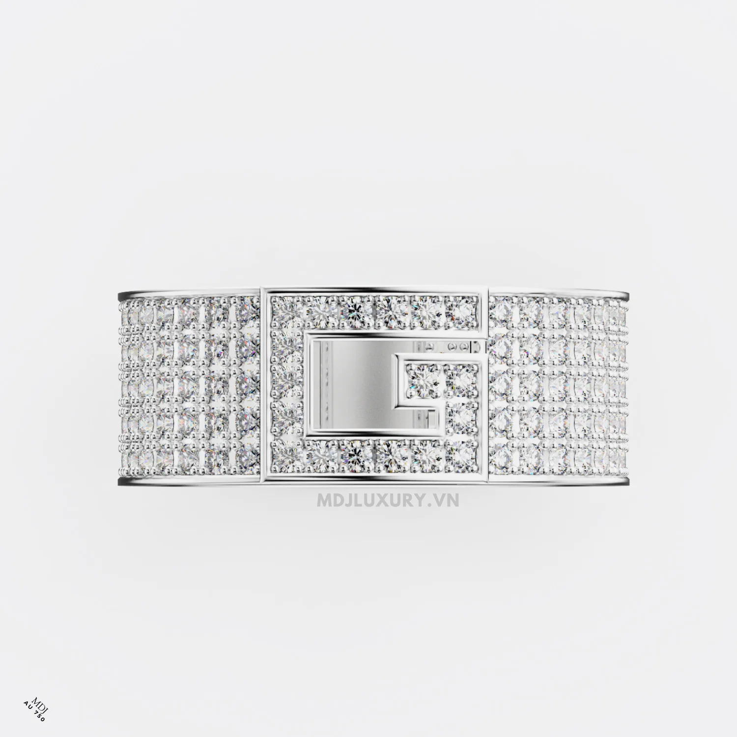 Nhẫn Nam Cao Cấp Chữ G Vàng Tây 18K - NN339