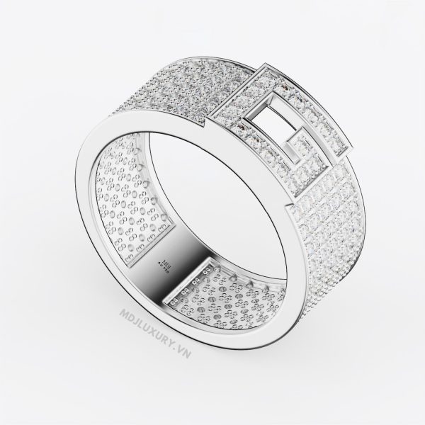 Nhẫn Nam Cao Cấp Chữ G Vàng Tây 18K - NN339