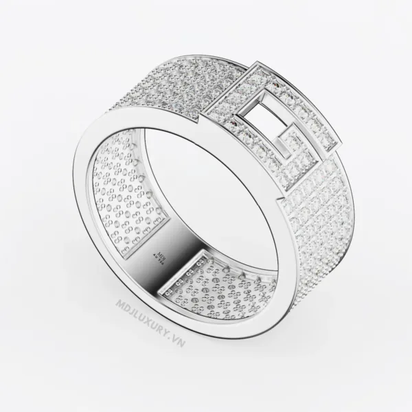 Nhẫn Nam Cao Cấp Chữ G Vàng Tây 18K - NN339