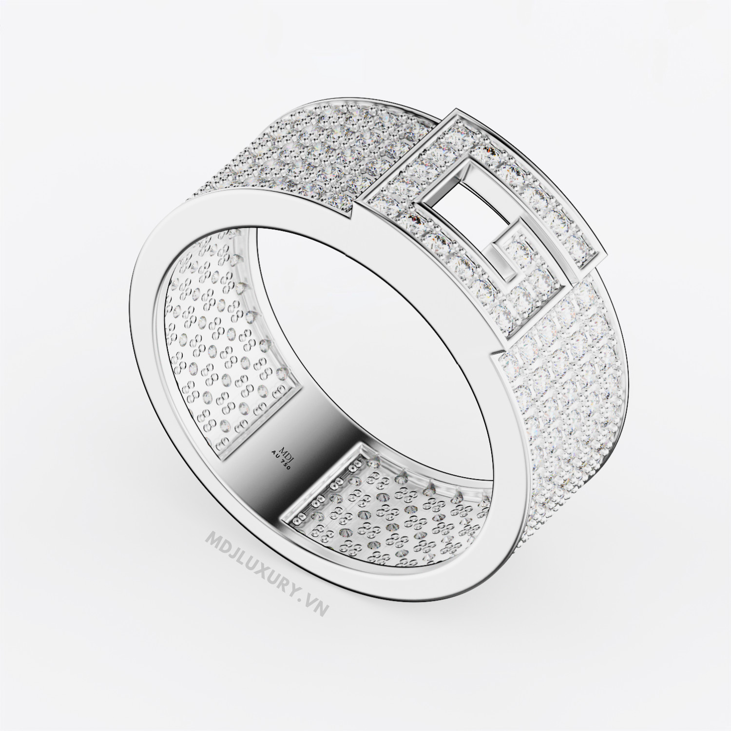 Nhẫn Nam Cao Cấp Chữ G Vàng Tây 18K - NN339