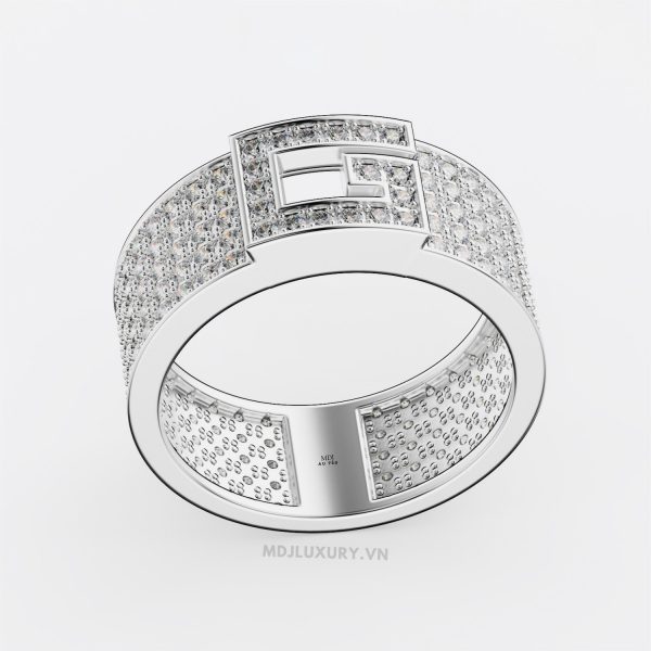 Nhẫn Nam Cao Cấp Chữ G Vàng Tây 18K - NN339